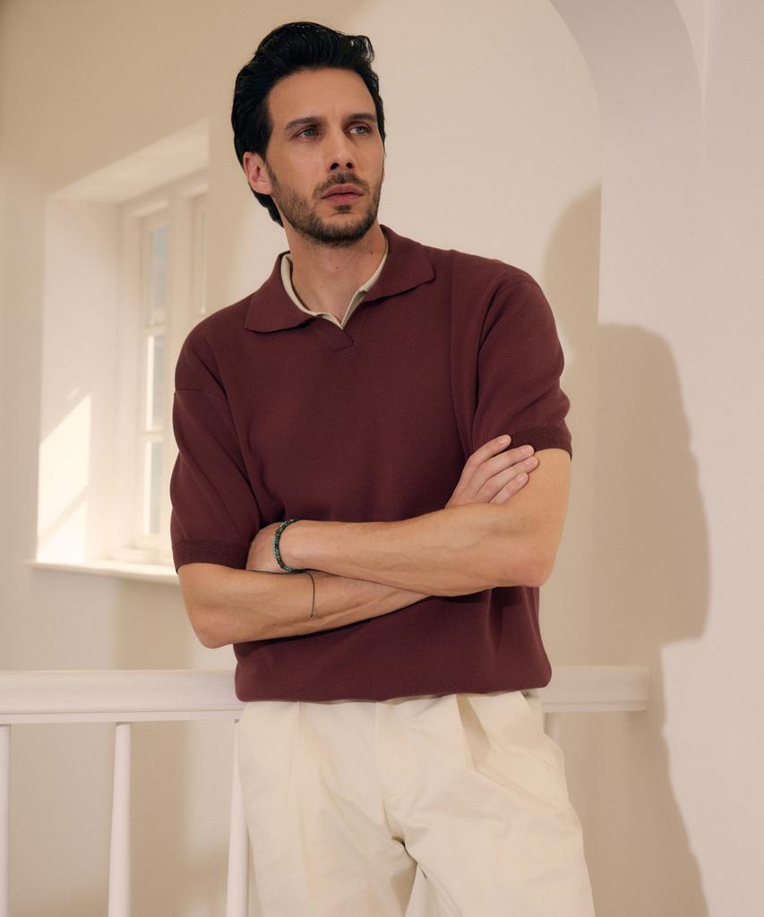 THEKNITCOMPANY Soft Silk Blend Polo Knit 6 Colors (Type B)