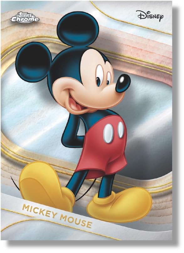 Topps 2025 Chrome Disney Value Box cards per 7 packs per - (4 pack, box).