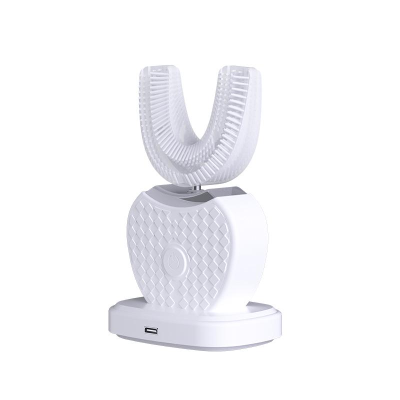 Electric U-Shaped Toothbrush for Adults - Automatic Whitening & Cleaning for Home Use, Students & Couples