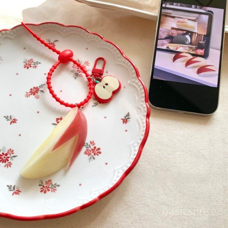 Red Apple Keychain Apple Miniature Bag Accessory Bag Charm