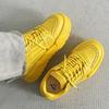 New invisible inner heightened platform casual sports board shoes couple yellow board shoes