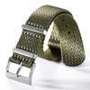 Ribbed Nylon Watchband 20mm 22mm 18mm for Omega Military Sports Watch Strap Men's High Density Waterproof Sweatproof Wristband