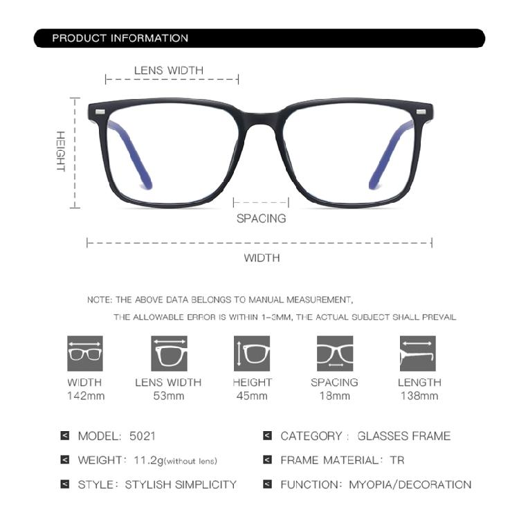 Antiblue Light Glasses Office Goggles Unisex Anti Radiation Video Gaming Eyewear