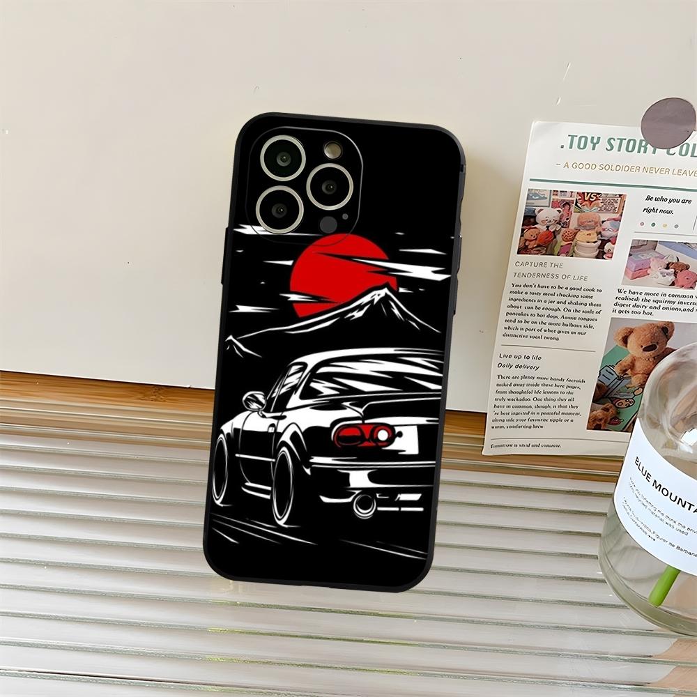 Japan JDM Sports Cars Male Men Phone Case Fundas For Iphone 13 17 11 15ProMax 14 12 16 Pro Xs Max Mini Xr X Plus Coque