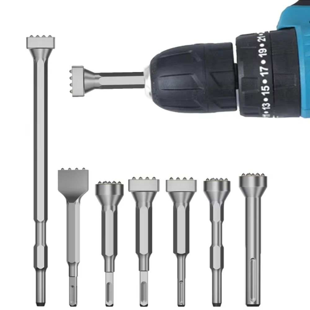 Round Square HexagonTips Bushing Hammer Head Electric Flower Hammer Head Concrete Demolition