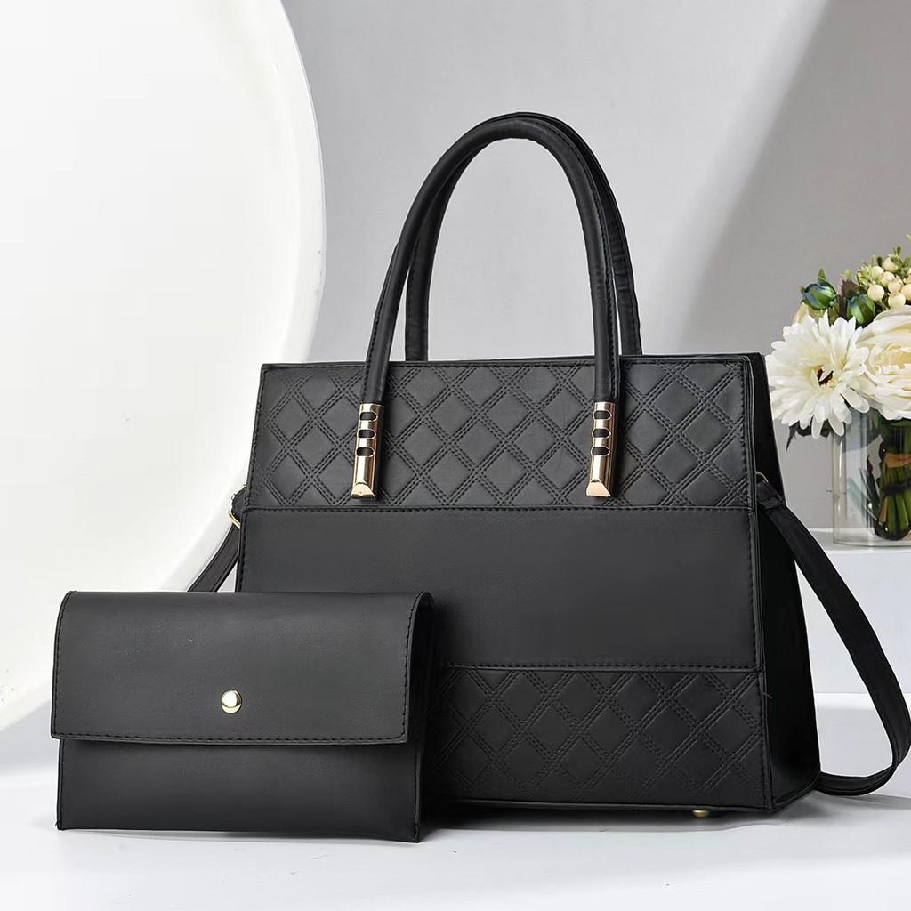 Stylish Large Capacity Patchwork Tote Bag For Moms With Retro Urban Chic Design