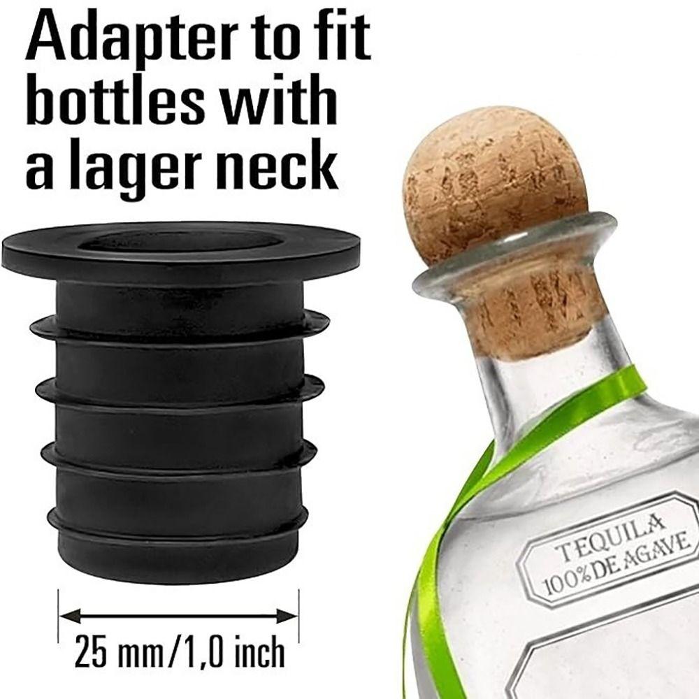 Durable Bottle Pourer Universal Fit Liquor Spout Replacement Wine Pourers