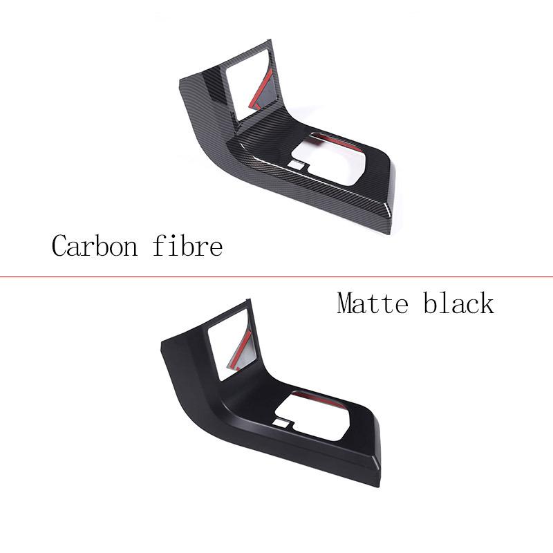 For Toyota Tundra 2007-2013 ABS Matte Black Car Center Control Gear Panel Frame Decoration Sticker Car Interior Accessories