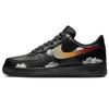 Air Force 1 Slip Resistant Cushioning Breathable Low Top Skateboard Shoes Unisex Black Gray CW2288-001(Team366-)