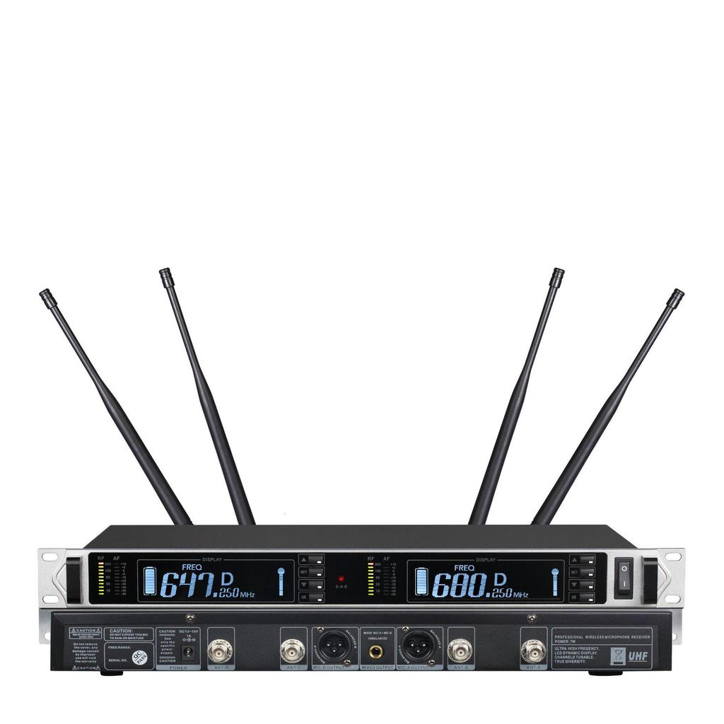 True Diversity Dual Wireless Conference Microphone