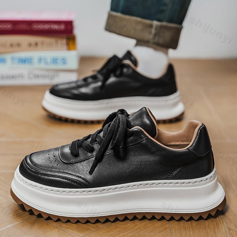 Fashion 2025 Spring New Men's Fashion Trend Retro Style Sports Casual Shoes Comfortable Versatile Thick Soled Non slip Chunky sneakers
