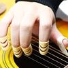 4 Pcs/set Finger Picks Sleeve for Acoustic Electric Guitar Stringed Instrument (3PCS Forefinger +1PC