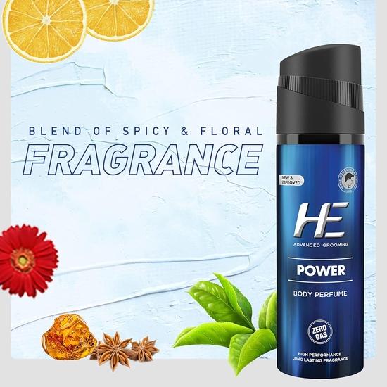 HE Power Men's Perfume Spray, 120Ml (Pack Of 2)