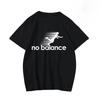 No Balance Fashion Print T-shirt for Men In Summer 2025 Casual Fashion 100% Cotton Top Sporty Breathable Clothing