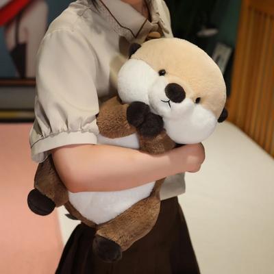 Creative 25/40cm Simulation Lucky Otter Plush Cartoon Pillow Baby Cozy Doll Girlfriend Boy Birthday Christmas Surprise Gift