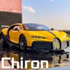 1/18 BUGATTI Chiron PUR SPORT Alloy Sports Model Diecasts Metal Racing Super Car Model Sound and Light Simulation Kids Toys Gift