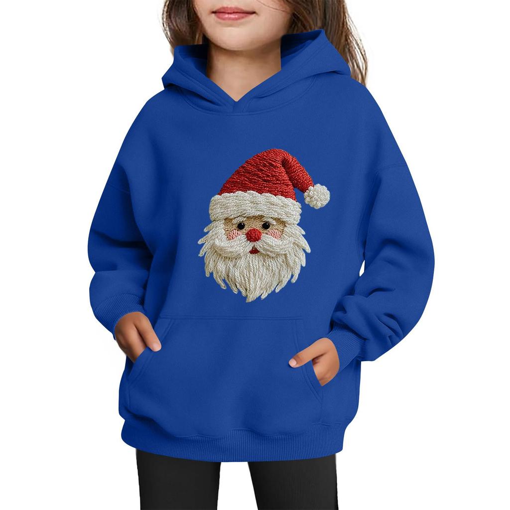 Sweatshirts For Teen Girls Hoodies Long Sleeve Drawstring Pullover Cute Printed Oversized Hoodie Christmas