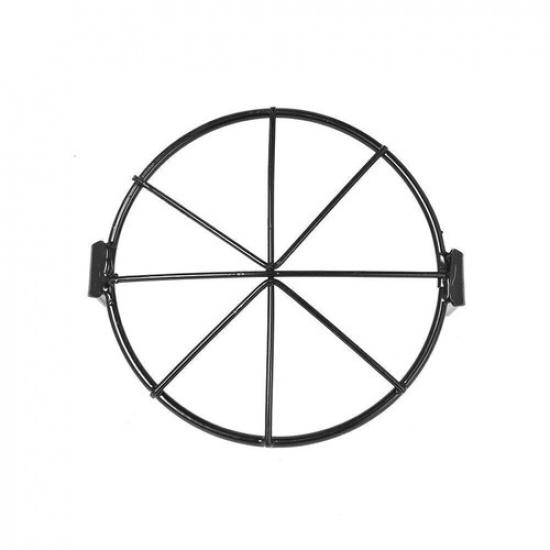 1x Motorcycle Black Headlight Lamp Grill Fit For Harley Touring Chopper Bobber