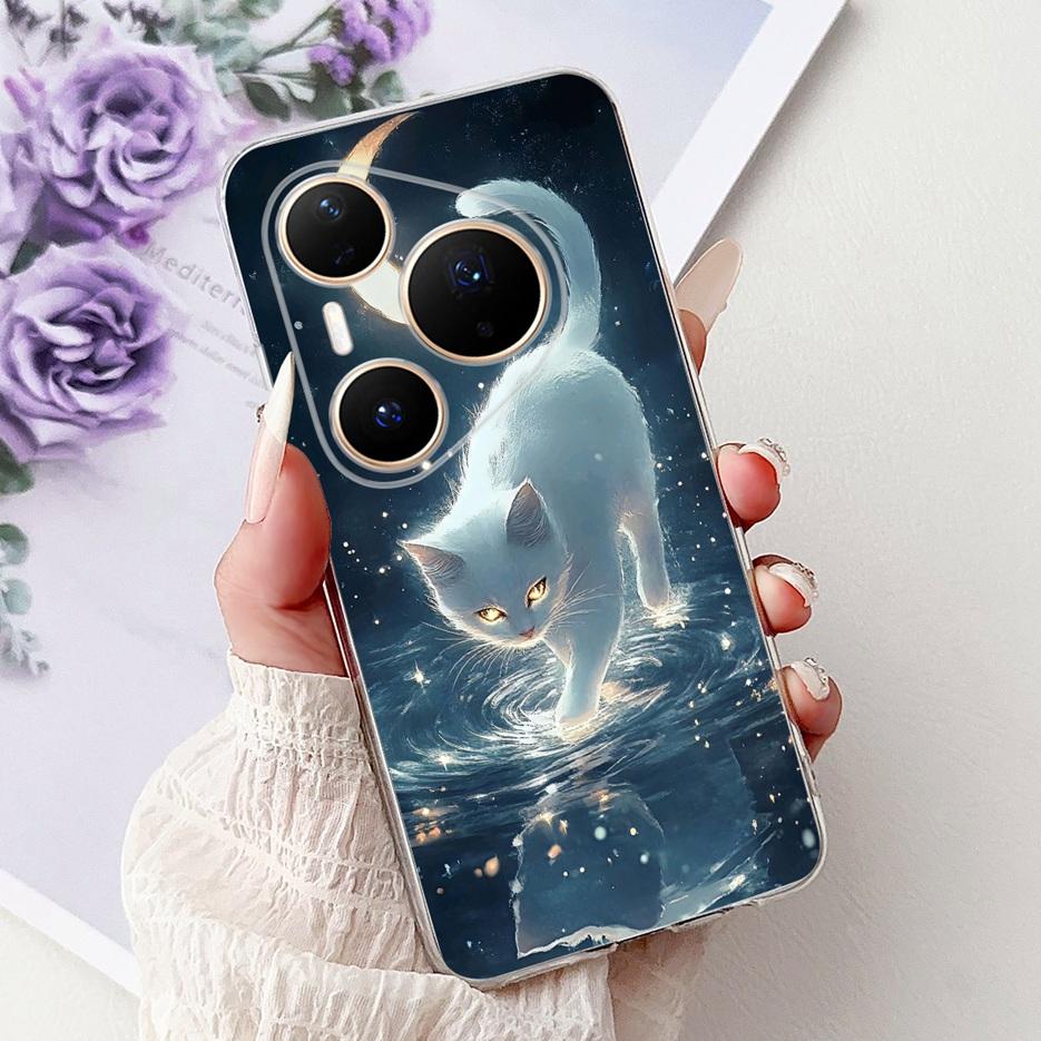 For Huawei P80 Pro Plus Case LMR-AL10 Cute Fashion Painted Cover Soft Slim Phone Case For Huawei Pura 80 Ultra Pura80 Pro+ Shell