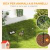 8-Panel Indoor and Outdoor Dog Playpen with Door, 61 X 61cm, Black