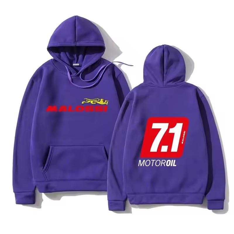 Malossi Theme Hoodie Men Women Sweatshirt Print Unisex Streetwear Hip Hop Style Autumn Winter Fashion Hip Hop Tops Male Clothes