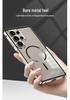 Magnetic Metal Frame Phone Case with Heat Dissipation for Samsung S23 Ultra/S24 Ultra