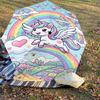 1PC Unicorn Rainbow Umbrella-8-Rib Reinforced Portable Folding Travel Suitable for All Seasons Outdoor Daily Use-Z0494