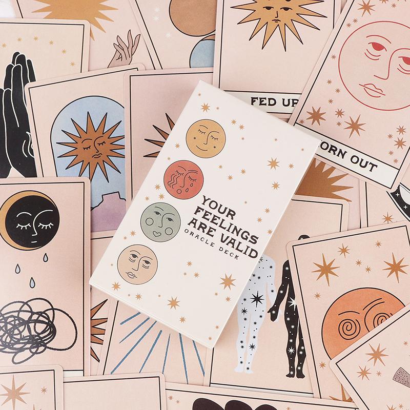 Duygularınız Geçerlidir Oracle Destesi 2. Baskı Ruh Sağlığı Oracle Duygu Destesi Tarot Oracle Cadı Destesi Masa Oyunu