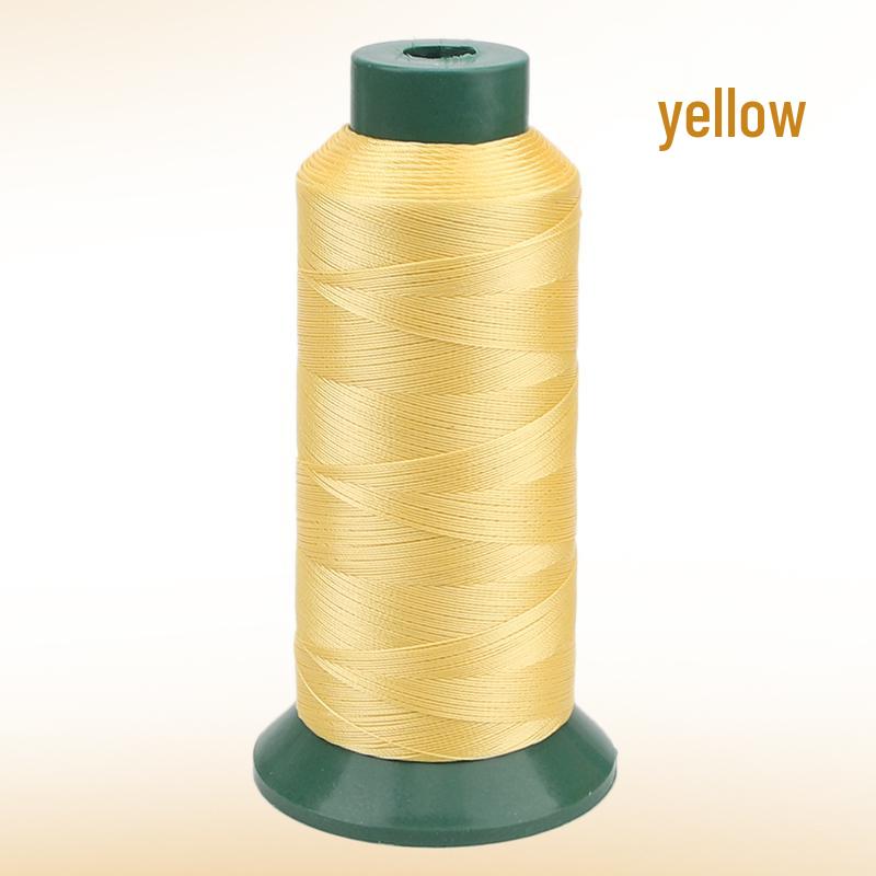 Sewing Machine & Handcraft Thread: High-Strength Mercerized Nylon for Upholstery, Leather, and Jeans