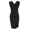 European and American V-neck Sleeveless High-Waist Split Evening Dress