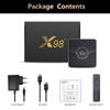 X98 Plus Android 11.0 Smart TV Box Amlogic S905W2 UHD 4K Media Player 2.4G/5G Dualband WiFi BT AV1