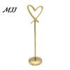 Metal Place Card Stands Hollow Heart Table Number Holder, Love Stand, Reception Display Holder Clip for Photos, Food Signs, Memo Notes, Weddings,