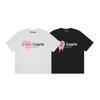 Wholesale Tide Brand Palm Angel 21SS Love Spray Paint Printing Short Sleeve T-Shirt Men's and Women's Loose Half Sleeve Shirt Tide T-Shirt
