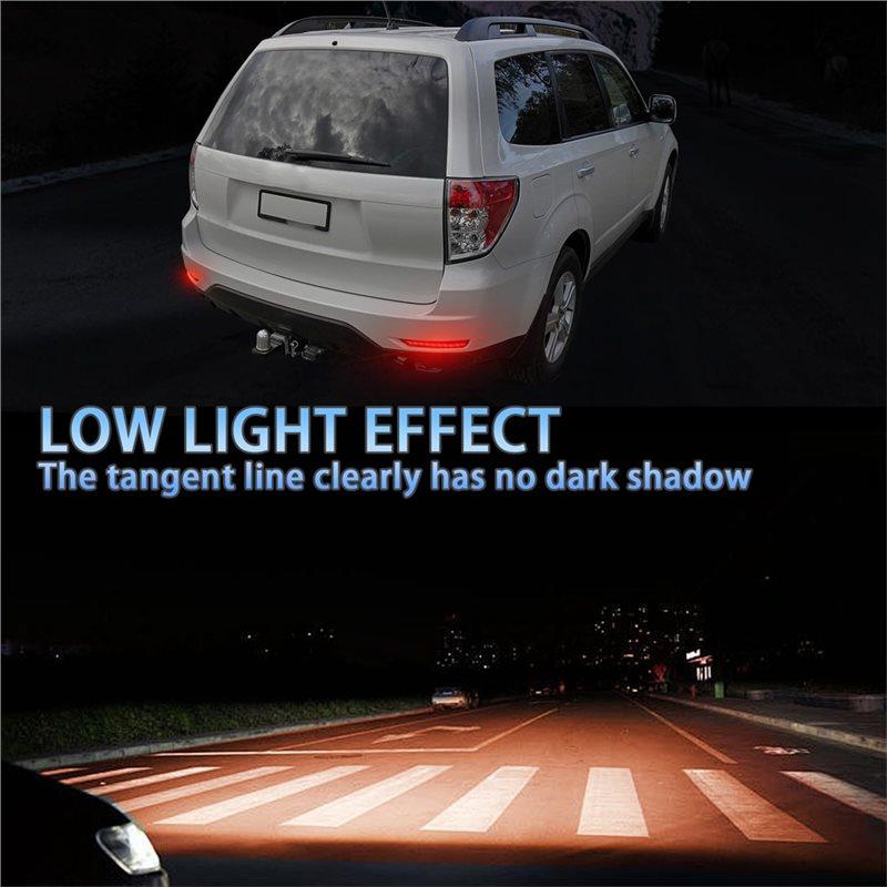 LED Rear Bumper Reflector Light For Subaru Forester 2008-2016 Sequential Turn Signal Light