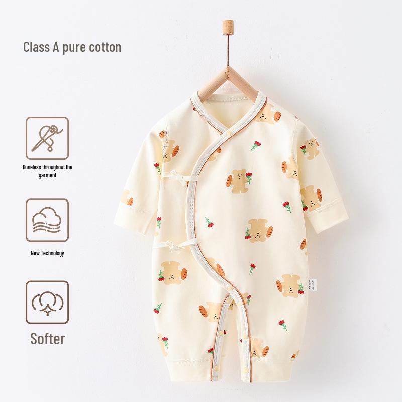 Baby-Body aus reiner Baumwolle - Mönch-Strampler für Neugeborene für alle Jahreszeiten (0-3 Monate)