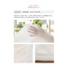Tenugui (KOMESICHI) White Plain Special Oka Fabric 5-Piece Set Approx. 36x90cm Made in Japan