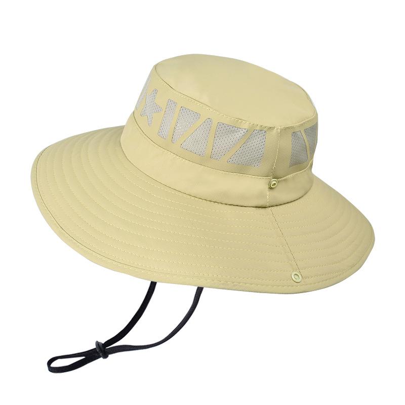 9239 new spring and summer bucket hat outdoor big eaves sun hat men's mountaineering fishing hat women