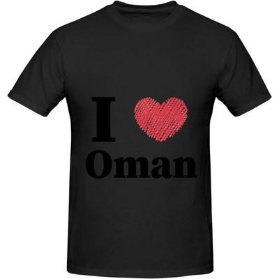I Love Oman T-Shirt Cotton Short Sleeve for Men Women T-Shirt