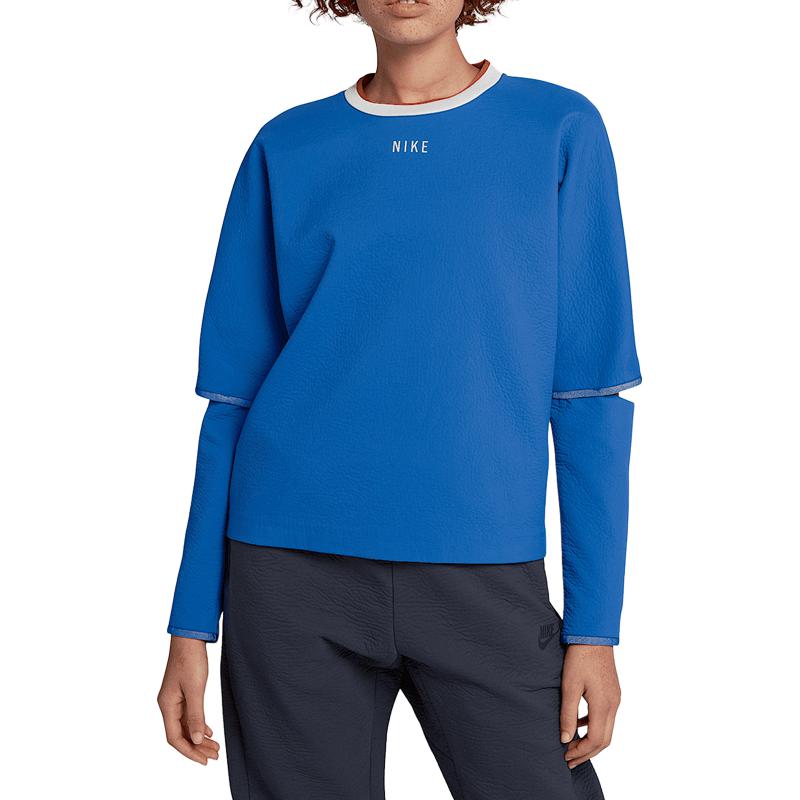 

Nike Sweatshirts Women s Blue Crew Neck Moderate 930766-403 170/92A/XL