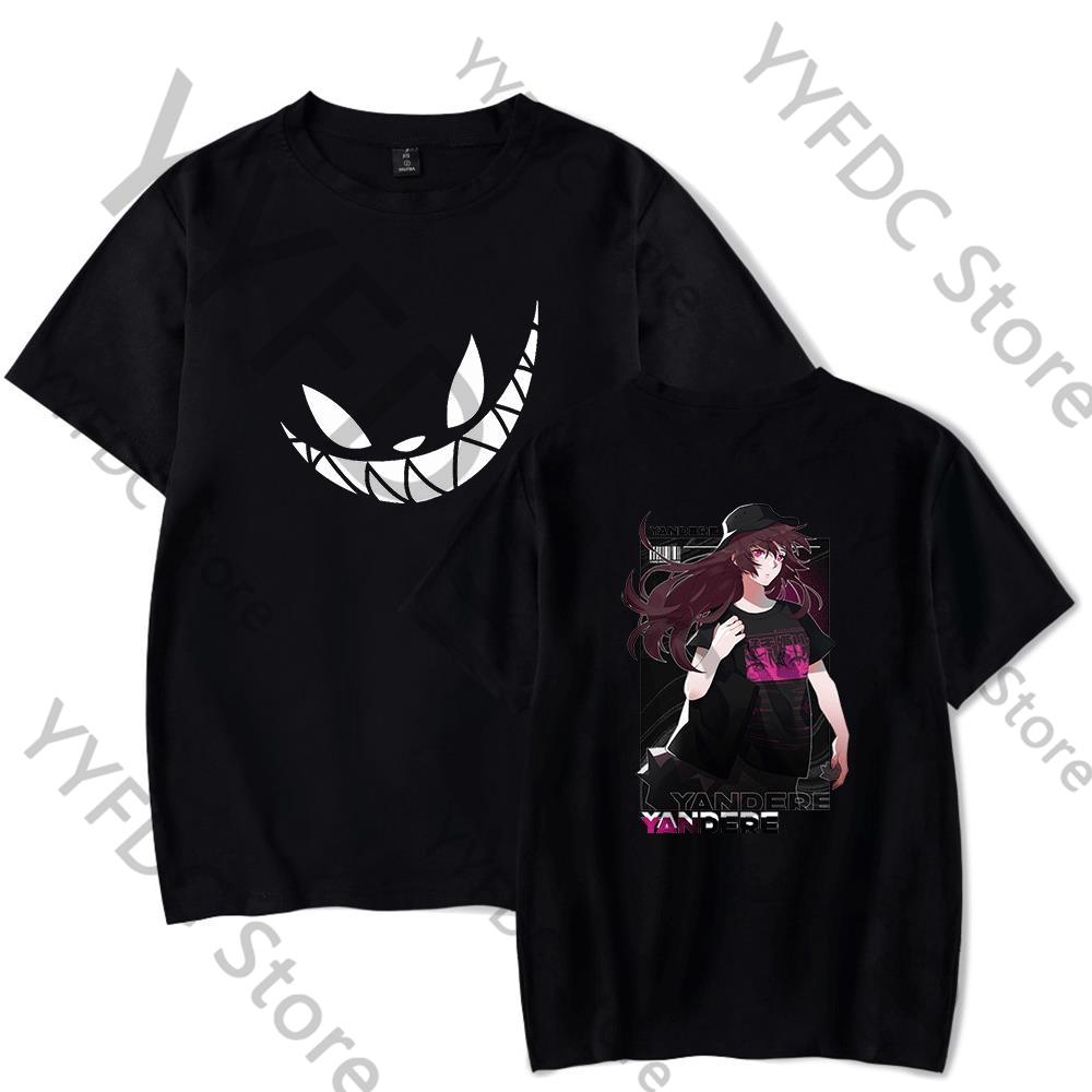 Rubius T Shirt Smiling Face Cartoon Summer Short Sleeve Tee UnisexWomen Tshirt Harajuku Popular Hip Hop Y2k Rubius Merch Clothes S