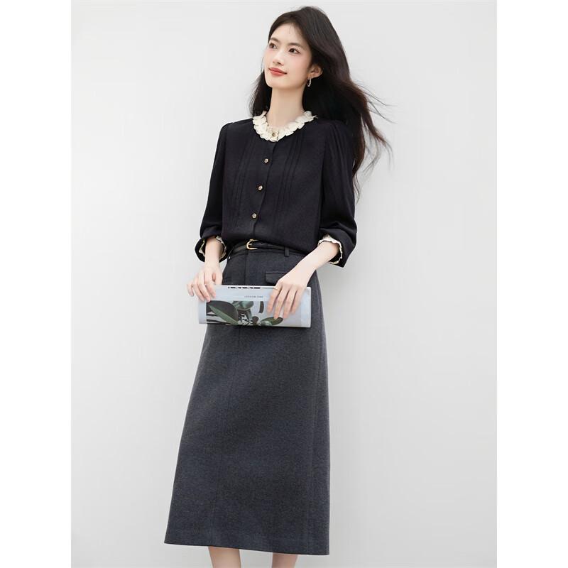 Completo Due Pezzi Stile Hepburn Francese da Donna