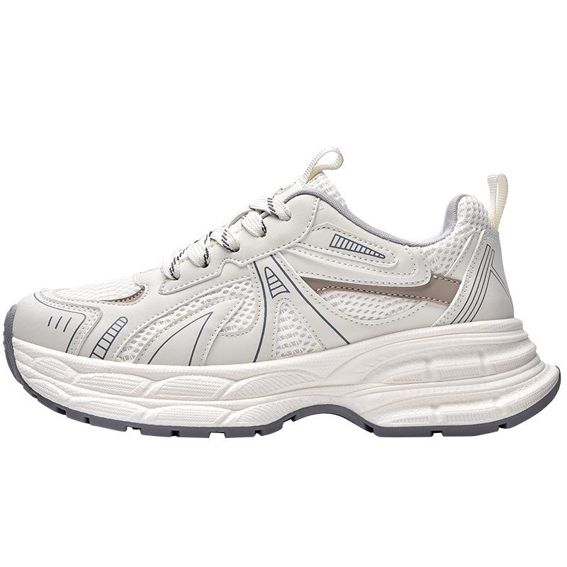 Spring new thick-soled heightening dad shoes versatile sneakers 3525 new colors