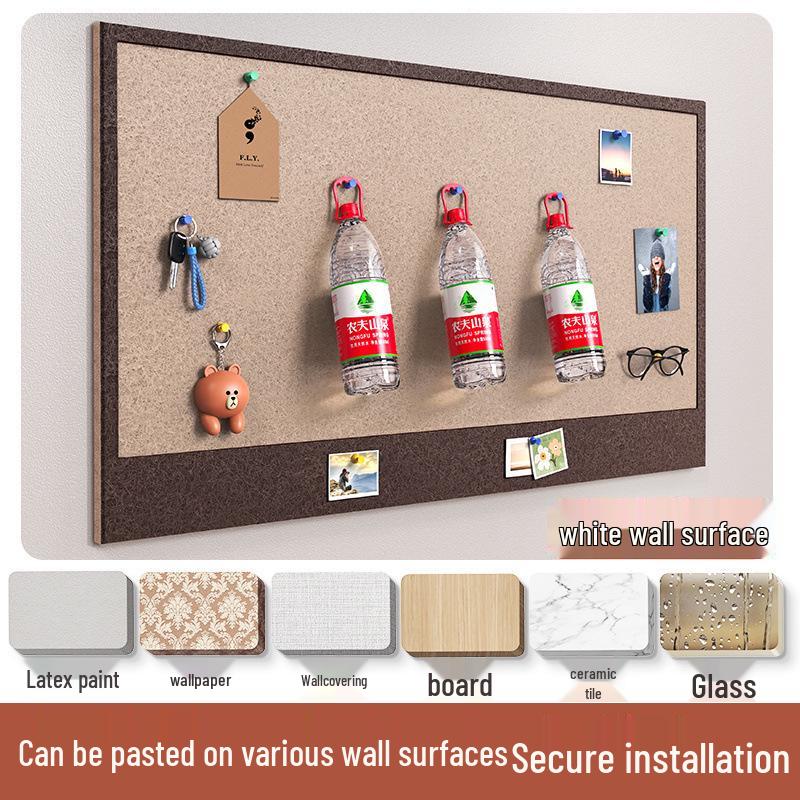 Wall Sticker Felt Board: No-Drill, Damage-Free Decoration for Photos and Polaroids