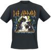 Def Leppard Hysteria Album T-shirt Unisex in Cotone Stampa Copertina Vintage Glam Rock Tee