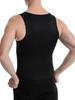 Men's Plus Size Tummy Control Waist Trainer Vest - Sweat Enhancing Fitness Shaper with Zipper