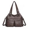 New Design Women's PU Leather Shoulder Bag Cvertible Crossbody Purse Handbags for Ladies with Zipper Pocket Fashi Tote Bags