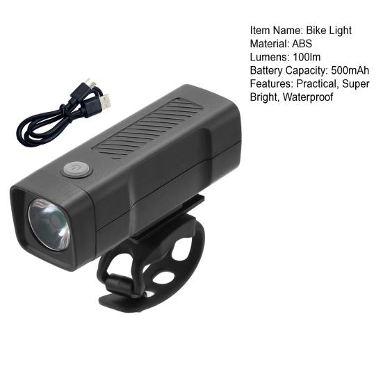 Super jasné světlo na kolo Vysoké lumeny 3 režimy Nastavitelné Vodotěsné Dobíjecí Snadná instalace Kapesní LED světlomet na kolo