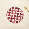 Chessboard Coasters Home Kitchen Table Plate MATS Heat-resistant Thickened Clay Pot MATS