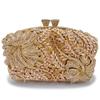 Sac de soirée pour femme à fleurs et diamants Sacs à main Nouveau Cristal Mariage de mariée Strass Pochette Sacs WHTUOHENG Sacs à main Pochette de soirée