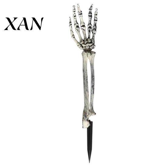 Halloween Skeleton Stakes Realistic Stake, Spooky Skull Hand Yard Human Bone Sign for Outdoor Garden Lawn Graveyard Decor Props
